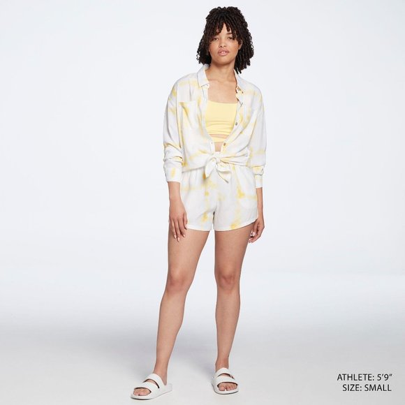 NWT CALIA Women's High Rise Cover Up Short - Picture 4 of 4